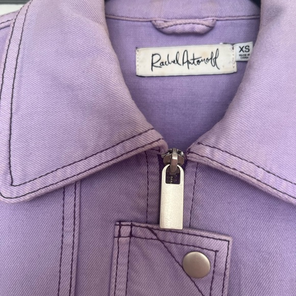 Rachel Antonoff “Lizzie” jacket in lavender, size XS - Picture 5 of 10